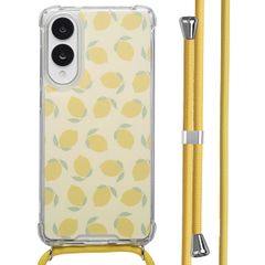 imoshion Design hoesje met koord Samsung Galaxy S25 Edge - Citrus Dream