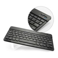 Bluetooth Keyboard QWERTY Bookcase iPad 4 (2012) 9.7 inch / 3 (2012) 9.7 inch / 2 (2011) 9.7 inch - Zwart