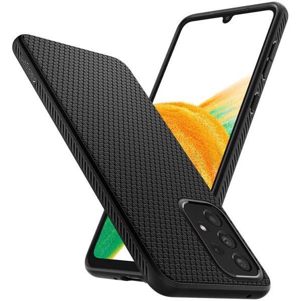 Spigen Liquid Air Backcover Samsung Galaxy A33 - Zwart