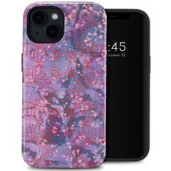 Selencia Vivid Backcover met MagSafe Apple iPhone 14 - Fresh Paint Flower Orange