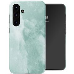Selencia Vivid Backcover Samsung Galaxy S25 Plus - Marble Grayed Jade