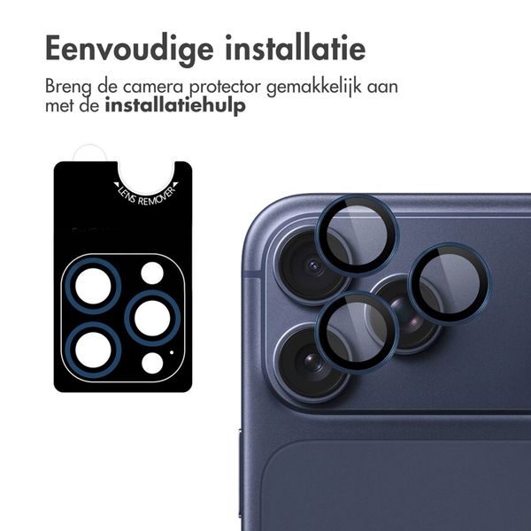 imoshion 2 Pack Camera lens protector Apple iPhone 17 Pro / 17 Pro Max - Dark Blue