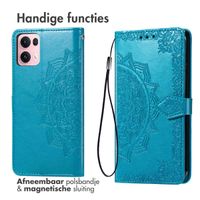 imoshion Mandala Bookcase Oppo Reno 13 Pro - Turquoise