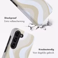 Selencia Vivid Backcover Samsung Galaxy S23 FE - Desert Waves Beige