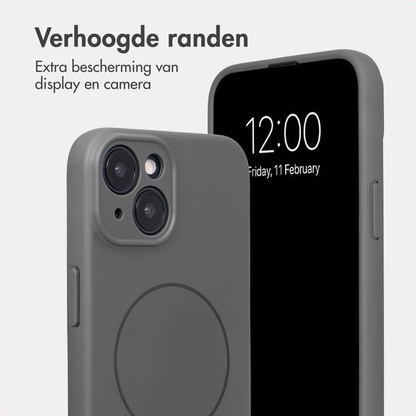Accezz Grip Backcover met MagSafe Apple iPhone 14 - Grijs