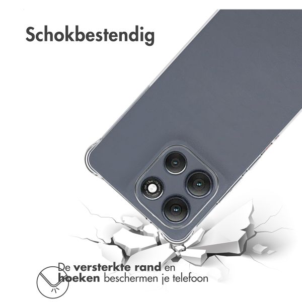 imoshion Shockproof Case Motorola Moto G86 Power - Transparant