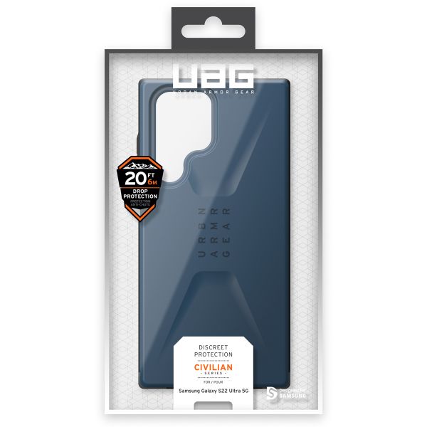 UAG Civilian Backcover Samsung Galaxy S22 Ultra - Mallard