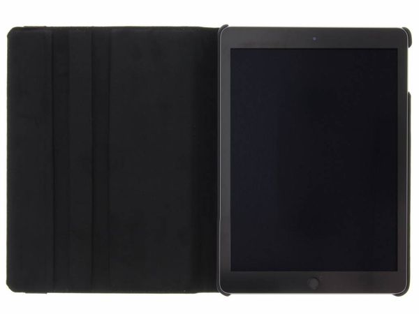 360° Draaibare Bookcase Apple iPad 6 (2018) 9.7 inch / iPad 5 (2017) 9.7 inch - Zwart