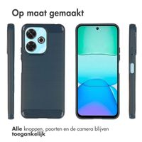 imoshion Brushed Backcover Xiaomi Redmi 13 4G - Donkerblauw