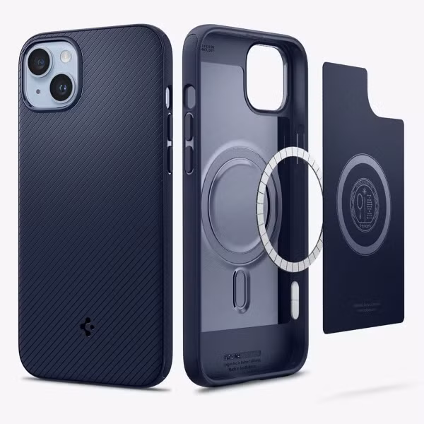 Spigen MagSafe Armor Backcover Apple iPhone 14 Plus - Blue