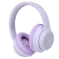 imoshion Draadloze Kinderkoptelefoon LED Light - Decibelbegrenzer - Met AUX kabel - Lavender Lilac