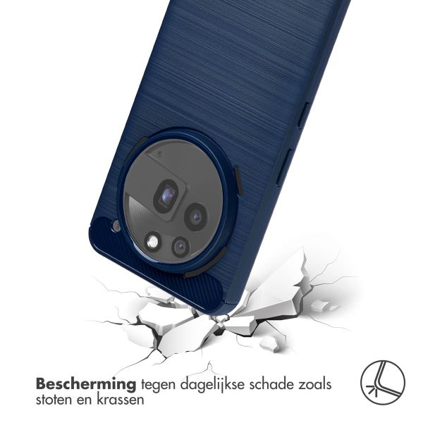 imoshion Brushed Backcover Nothing Phone (3a) Pro - Donkerblauw