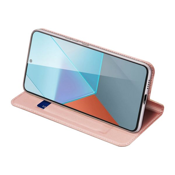 Dux Ducis Slim Softcase Booktype Xiaomi Redmi Note 13 Pro (5G) / Poco X6 - Rosé Goud