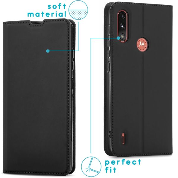 imoshion Slim Folio Bookcase Motorola Moto E7i Power - Zwart