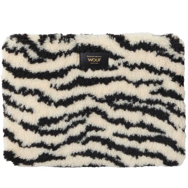 Wouf Teddy Laptop hoes 13 inch - Laptopsleeve - Arctic