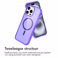 imoshion Sparkle Backcover met MagSafe Apple iPhone 16 Pro - Glitter Paars