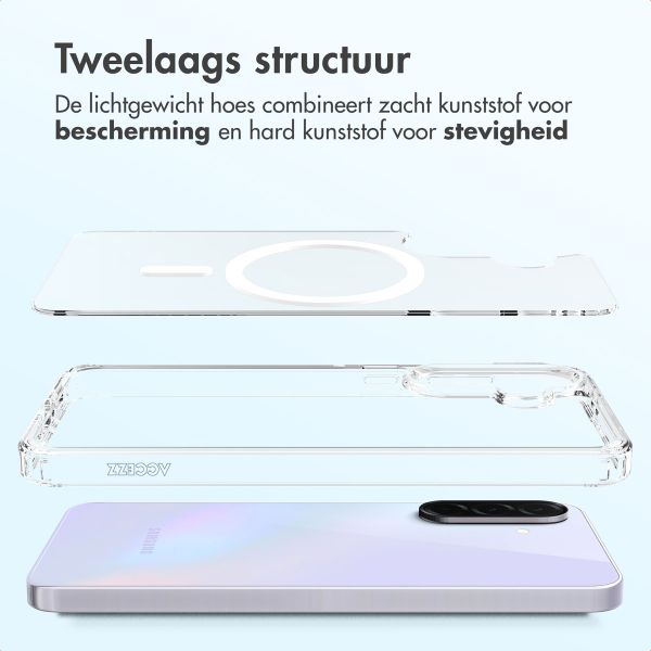 Accezz Xtreme Impact Backcover met MagSafe Samsung Galaxy A36 - Transparant