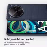 imoshion Brushed Backcover Xiaomi Redmi A3 - Donkerblauw