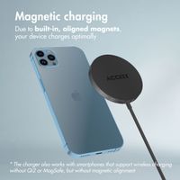 Accezz Wireless Charger USB-C - MagSafe and Qi2 Wireless Charger - 1 Metre - Black