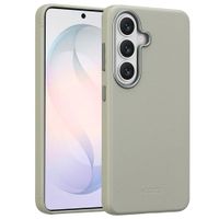 Accezz MagSafe Leather Backcover Samsung Galaxy S26 - Light Grey
