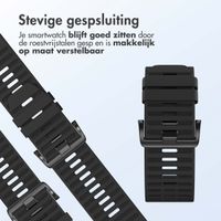 imoshion QuickFit® Stripe Siliconenbandje Garmin Watch | 26 mm aansluiting - Zwart