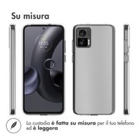 Accezz Clear Backcover Motorola Edge 30 Neo - Transparant