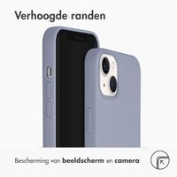 Accezz Liquid Silicone Backcover Apple iPhone 14 / 13 - Lavender Gray