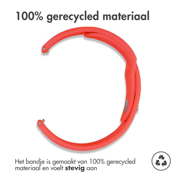 imoshion Siliconen Sport bandje  - Universeel 22 mm aansluiting - Rood