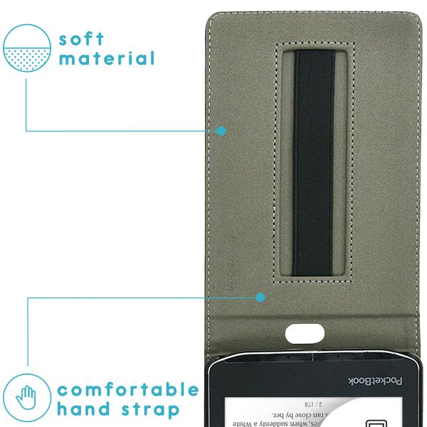 imoshion Stand Flipcase Pocketbook Verse / Verse Pro / Verse Pro Color / Vivlio Light / Light HD - Donkerblauw