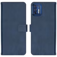 imoshion Luxe Bookcase Motorola Moto G9 Plus - Donkerblauw