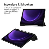 imoshion Trifold Hardcase Bookcase Samsung Galaxy Tab S10 Lite / S9 11.0 inch / Tab S10 FE / S9 FE 10.9 inch - Zwart