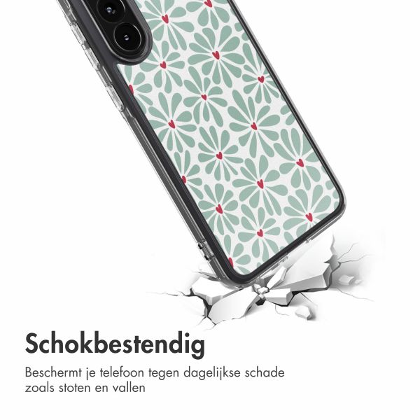 imoshion Design hoesje Samsung Galaxy A36 - Bloom Love Sage Green