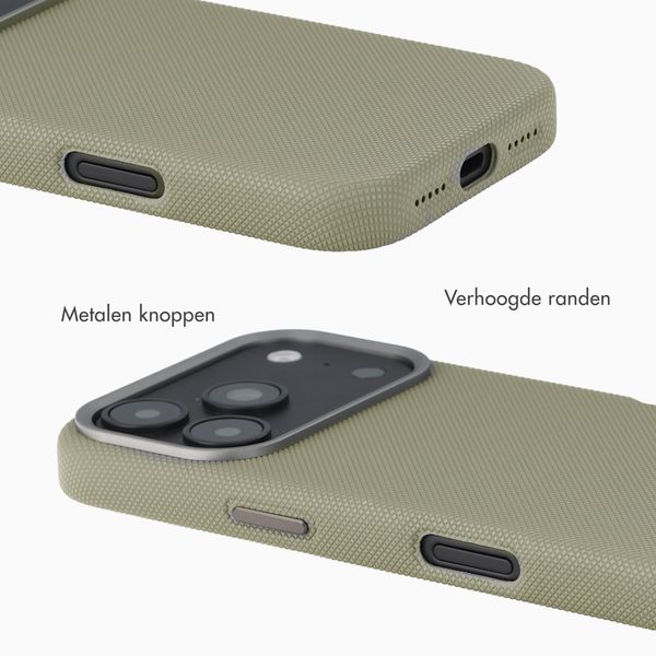 Accezz Mesh Backcover met MagSafe Apple iPhone 17 Pro Max - Donkergrijs