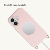 Selencia Rivièra MagSafe Backcover met afneembare haakjes Apple iPhone 16 - Sorbet Pink