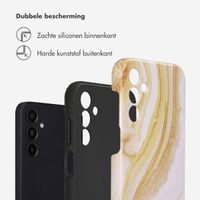 Selencia Vivid Backcover Samsung Galaxy A15 (5G/4G) - Chic Marble Gold