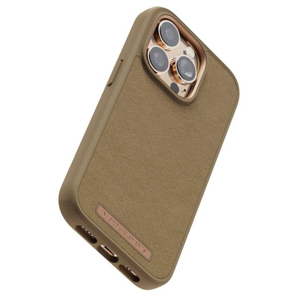 Njorð Collections Suède Comfort+ Case iPhone 14 Pro - Camel