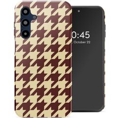 Selencia Vivid Backcover Samsung Galaxy A16 - Pied-de-Poule