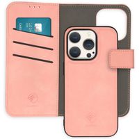 imoshion Uitneembare 2-in-1 Luxe Bookcase iPhone 15 Pro - Roze