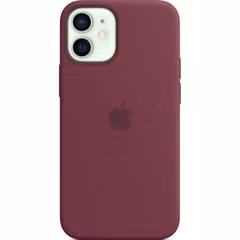 Apple Silicone Backcover MagSafe Apple iPhone 12 Mini - Plum
