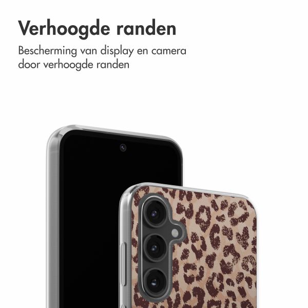 imoshion  Design hoesje Samsung Galaxy S23 FE - Leopard Mood