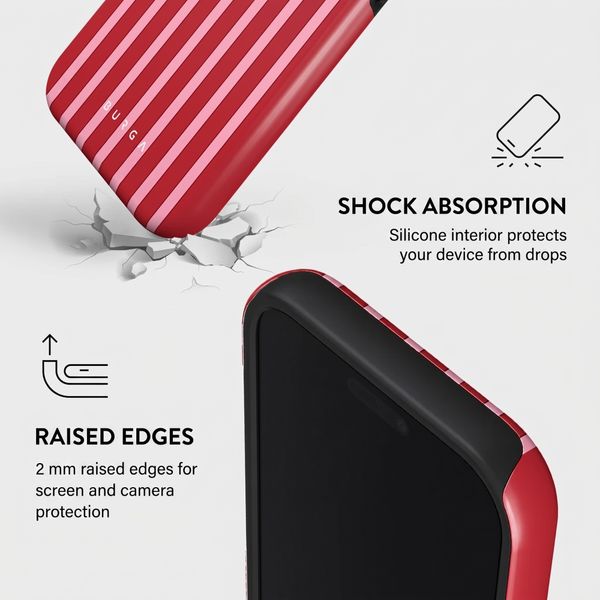 Burga Tough Case with MagSafe Apple iPhone 17 - Strawberry Jam