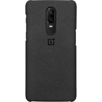 OnePlus Sandstone Protective Backcover OnePlus 6 - Zwart