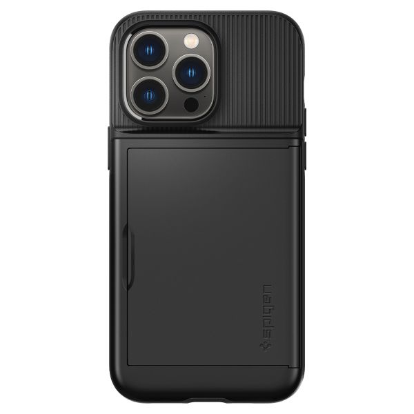 Spigen Slim Armor CS Backcover iPhone 14 Pro Max - Zwart