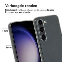 Accezz 100% Recycled Clear Backcover Samsung Galaxy S23 - Transparant