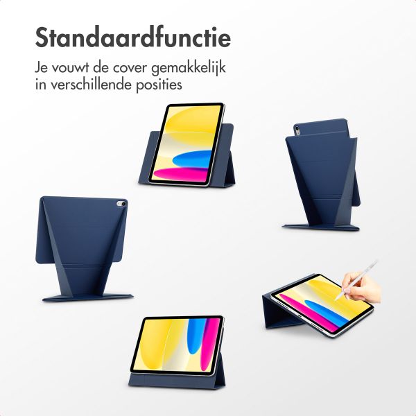 Accezz High Stand tablet case Apple iPad 11 (2025) 11 inch A16 / iPad 10 (2022) 10.9 inch - Donkerblauw