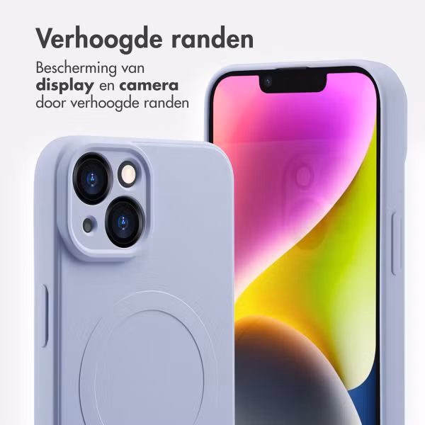 imoshion Color Backcover met MagSafe Apple iPhone 14 - Lila