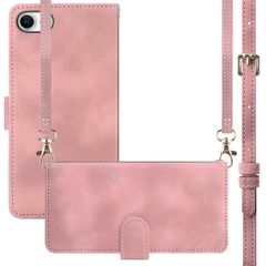 imoshion Wallet Case with Strap Apple iPhone SE (2022 / 2020) / 8 / 7 - Pink