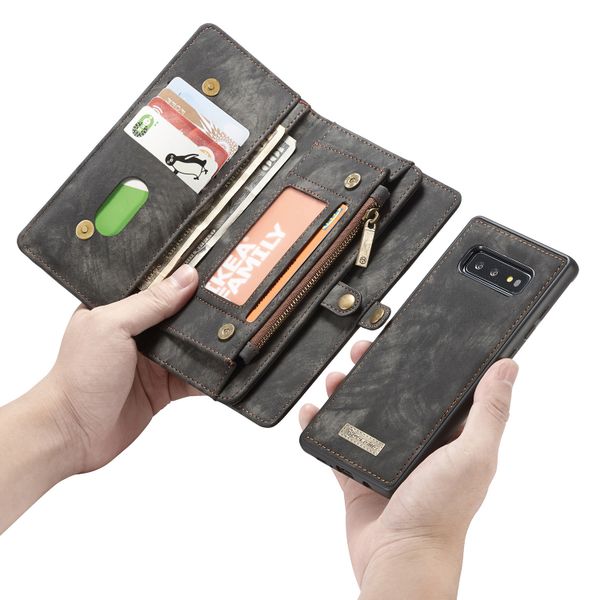 CaseMe Luxe Lederen 2 in 1 Portemonnee Bookcase Samsung Galaxy S10e