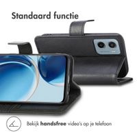imoshion Luxe Bookcase Motorola Moto G05 / E15 - Zwart