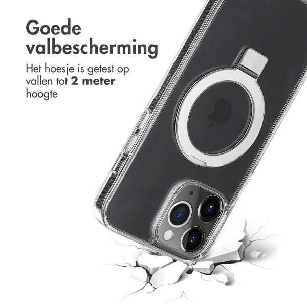 Accezz Ring Stand Backcover met MagSafe iPhone 13 Pro Max - Transparant